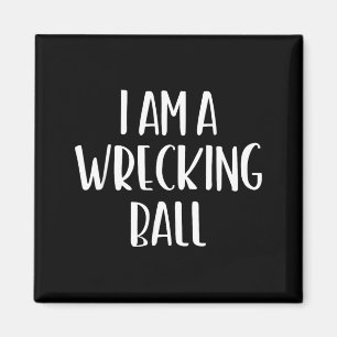A Wrecking Ball Halloween Simple Costume Easy Magnet