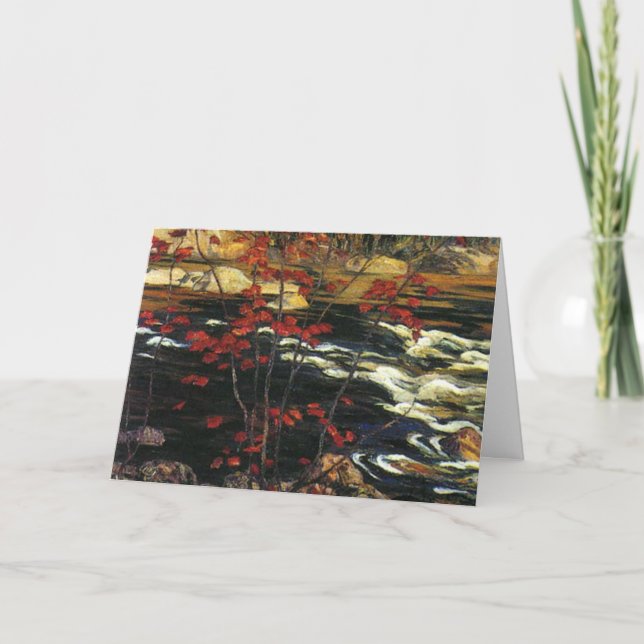 A. Y. Jackson - Red Maple Card (Front)