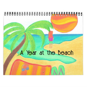 A Year at the Beach Calendar