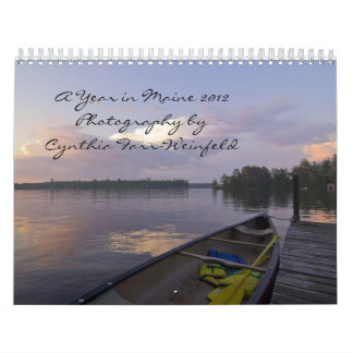 A Year in Maine 2012 Calendar