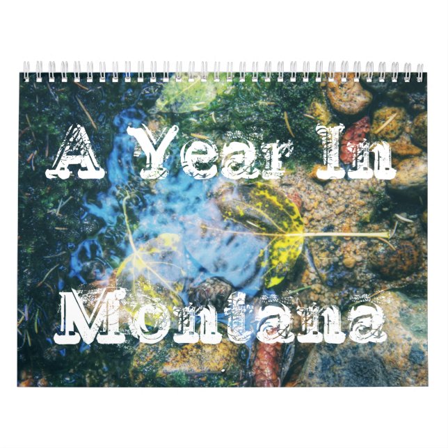 A Year In Montana Calendar (Cover)