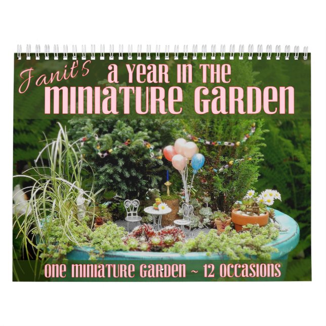 A Year in the Miniature Garden Calendar (Cover)