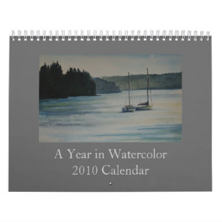 A Year in Watercolor - 2010 Calendar
