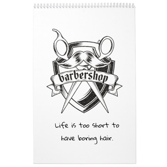 A year of barbershop inspiration Calendar (Cover)