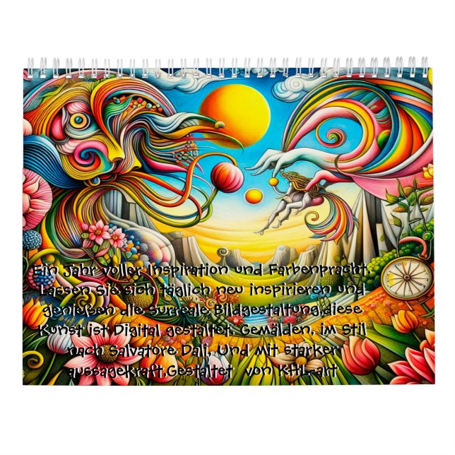 A year of color calendar (Back)