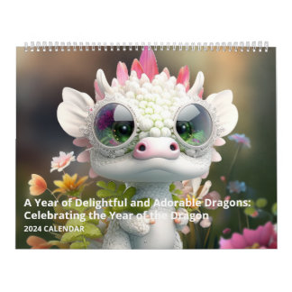 A Year of Delightful and Adorable Dragons Calendar