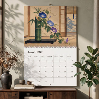 A Year of Ikebana Illustration Calendar
