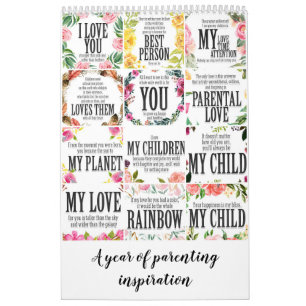 A year of parenting inspiration calendar