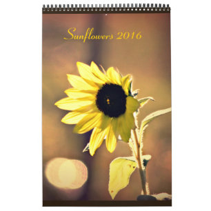 A Year of Sunflowers 2016 Calendar