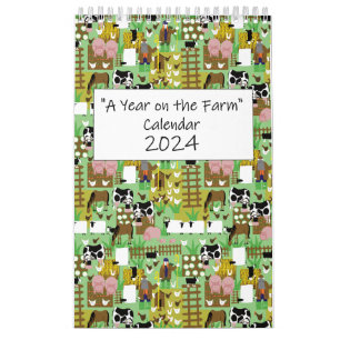 A Year on the Farm Calendar 2024