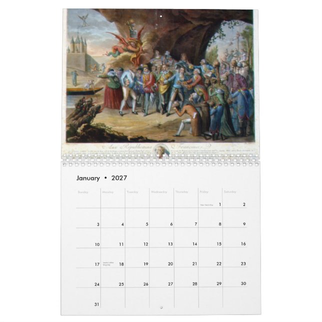 A Year Through the French Revolution Calendar (Jan 2027)