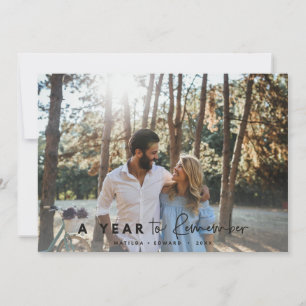 A year to remember modern minimal photo