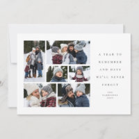 A year to remember sentimental photo collage