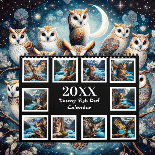 A Year with the Tawny Fish Owl 20XX  Calendar