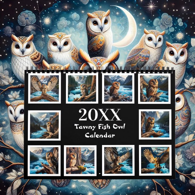 A Year with the Tawny Fish Owl 20XX  Calendar (Creator Uploaded)