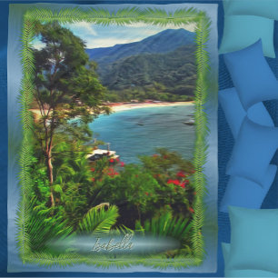 A Yelapa View 0828 Fleece Blanket
