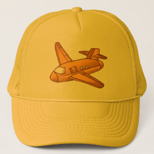 A Yellow Aeroplane Trucker Hat