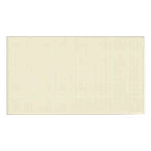 a yellow and white background with small circles name tag