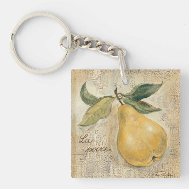 A Yellow Pear Key Ring (Front)