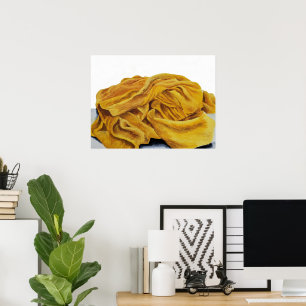 A yellow scarf poster