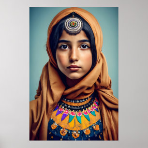 A Yemeni girl from Yemen Poster