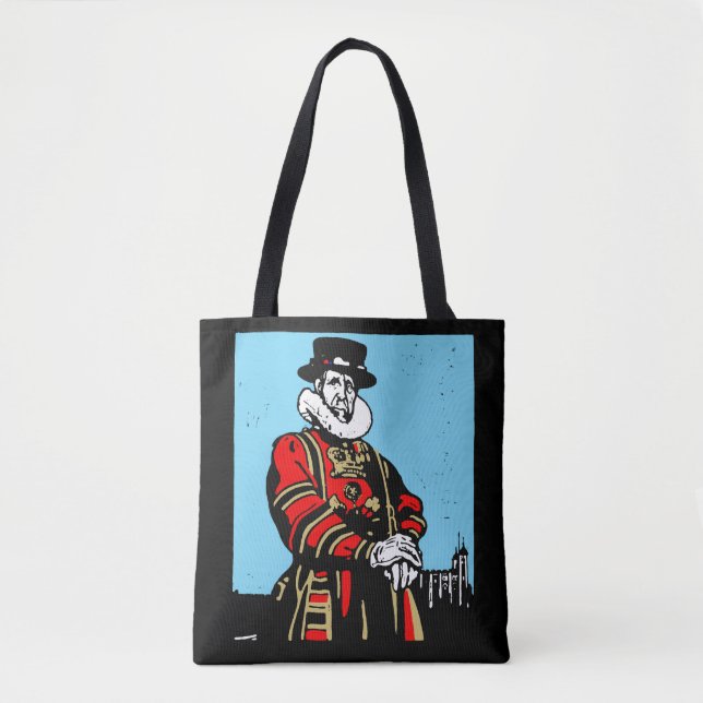 A Yeoman Warder or Beefeater Tote Bag (Front)