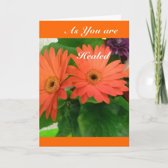 A You are Healed Card (Front)