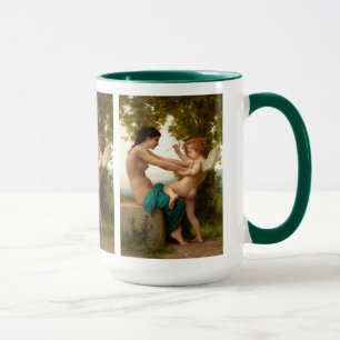 A Young Girl Defending Herself Against Eros Mug