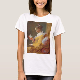 A Young Girl Reading, The Reader by J. Fragonard T-Shirt
