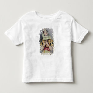 A Young Lady in Turkish Dress (w/c over pencil on Toddler T-Shirt