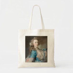 A Young Lady with a Parrot (by Rosalba Carriera) Tote Bag