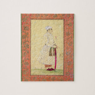 A young nobleman of the Mughal court, from the Lar Jigsaw Puzzle
