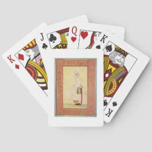 A young nobleman of the Mughal court, from the Lar Playing Cards