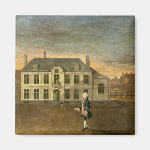 A Young Nobleman Standing before a Mansion (see al Magnet