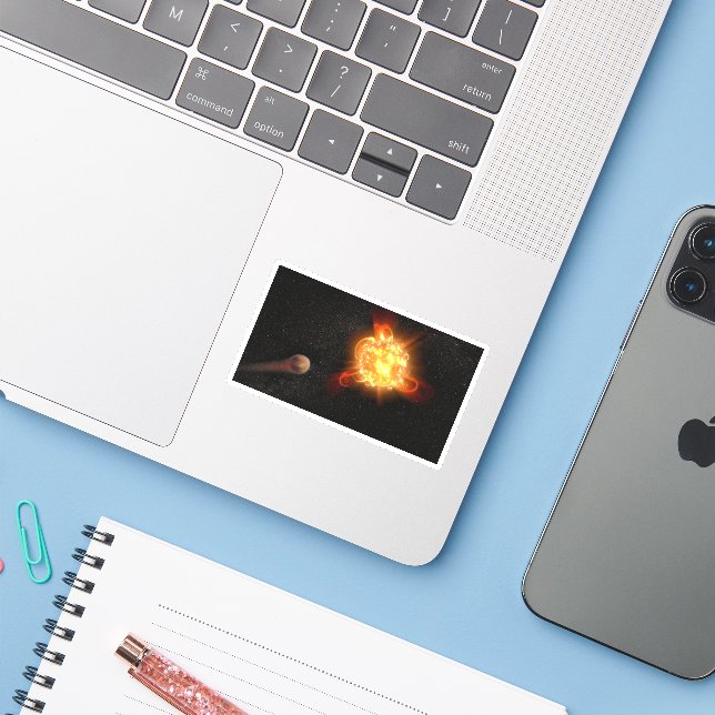 A Young Red Dwarf (Laptop w/ iPhone)