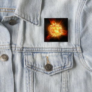A Young Red Dwarf 15 Cm Square Badge