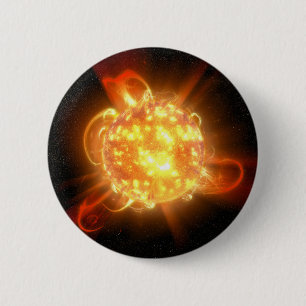 A Young Red Dwarf 6 Cm Round Badge
