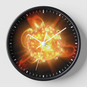 A Young Red Dwarf Clock