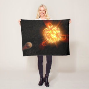 A Young Red Dwarf Fleece Blanket
