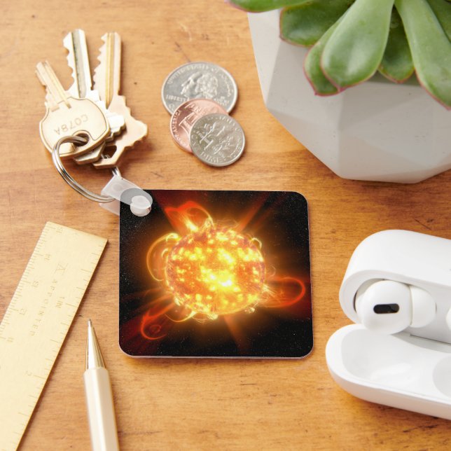 A Young Red Dwarf Key Ring (Desk)