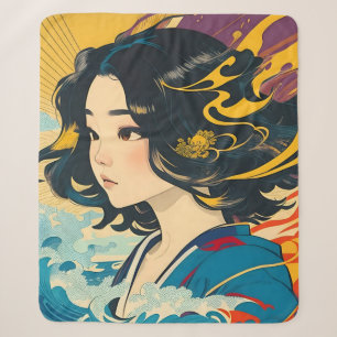 A Young Vietnamese Woman Sherpa Blanket