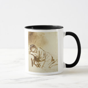 A Young Woman Sleeping  c.1654 Mug