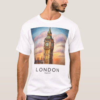 A youth shirt featuring an image of London