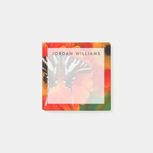 A Zebra Swallowtail Butterfly Post-it Notes (Front)