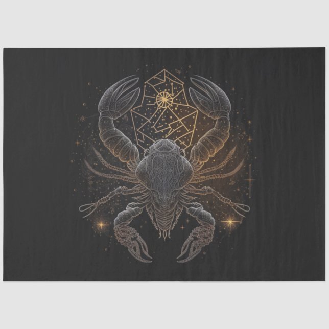 A Zodiac Series Design 2 Tissue Paper (Front)