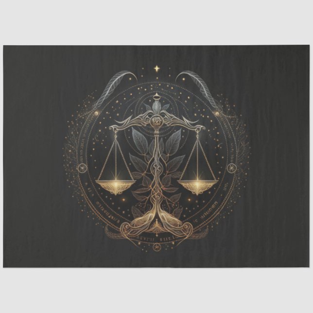 A Zodiac Series Design 7 Tissue Paper (Front)