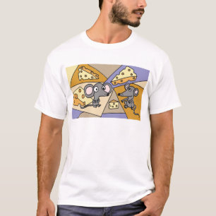 AA- Mice and Cheese Art T-Shirt