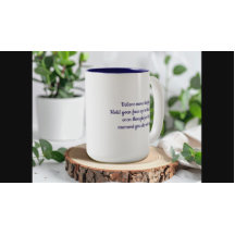 AA Prayer and Butterfly Coin Mug