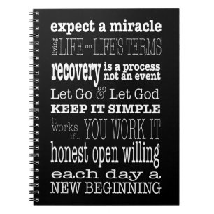 AA Sayings & Slogans 2 Notebook