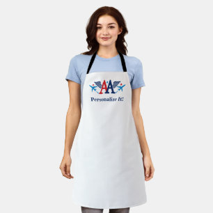 AA Wings with Planes Logo Apron